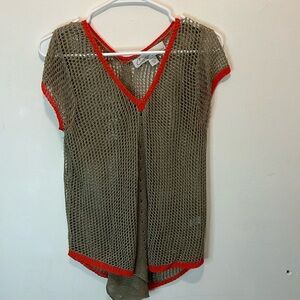 Curio NY knit blouse with spit sleeves